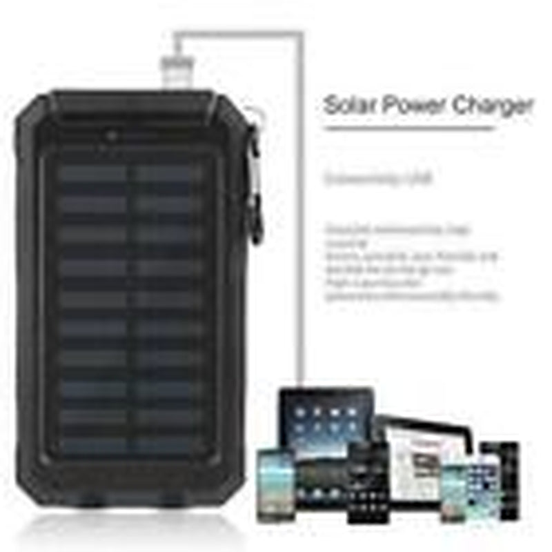 Super 20000Mah USB Portable Charger Solar Power Bank for Iphone Cell Phone 2023