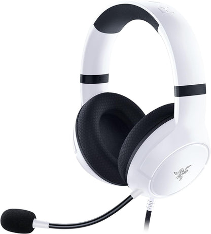 Kaira X Wired Headset for Xbox Series X|S, Xbox One, PC, Mac & Mobile Devices: Triforce 50Mm Drivers - Hyperclear Cardioid Mic - Flowknit Memory Foam Ear Cushions - On-Headset Controls - White